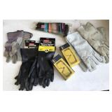 gloves, goggles, cane