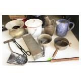 pitchers, chamber pot, spittoon, ash shovel,