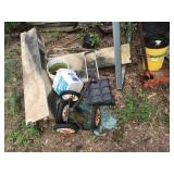 all contents under portable carport that are not