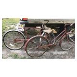 pair of bikes: Vista Rover and unknown