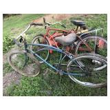 pair of bikes: Murray Monterey and unknown