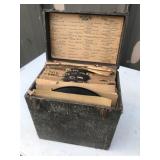 2 boxes of VINTAGE records