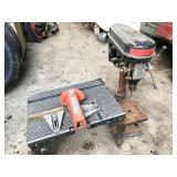 Duracraft 1/4HP 1/2" chuck drill press, router