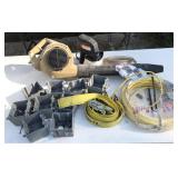 Craftsman blower, junction boxes, strap, paint