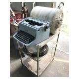 typewriter, twine, cable, cart