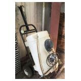 sprayer tank on cart