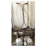 reel mower, water pump