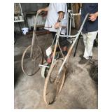 single row plow, single row cultivator, seeder