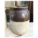 stoneware crock jar