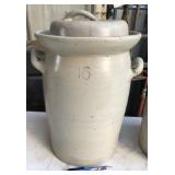 stoneware crock jar