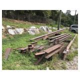 i-beams, assorted lengths i-beams, assorted lengths