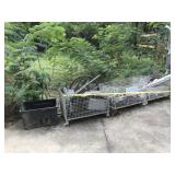 wire industrial baskets with assorted parts wire industrial baskets with assorted parts