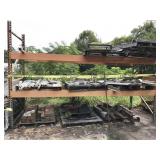 pallet rack and contents: pallet rack and contents: