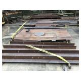 steel: i-beams, tubing, bar stock, plate, billets