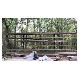 rack and contents: steel round stock, tubing rack and contents: steel round stock, tubing