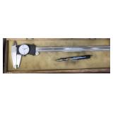 Mitutoyo dial caliper in case, 12"/300mm Mitutoyo dial caliper in case, 12"/300mm