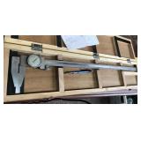 AeroSpace dial caliper in case, 24" AeroSpace dial caliper in case, 24"