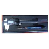 Starrett 799 digital caliper in case, 6"/150mm