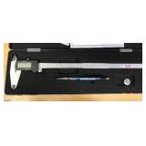 T&O digital caliper in case, 12"/300mm