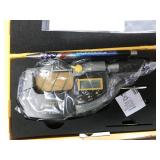 Asimeto IP65 digital outside micrometer in case,