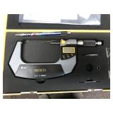 Asimeto IP65 digital outside micrometer in case,