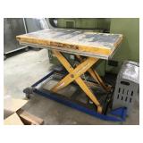 battery assisted lift table, 1500lbs capacity