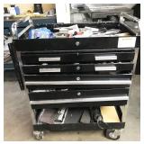 rolling toolbox and contents: files, sanding rolling toolbox and contents: files, sanding