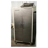 cabinet and contents: tool holders, mills, taps, cabinet and contents: tool holders, mills, taps,