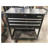 black rolling tool box