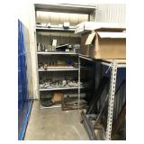 shelving and contents: billets, blocks, assorted