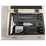 Fowler digital depth micrometer in case