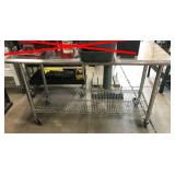 50"w stainless top table, does NOT include 50"w stainless top table, does NOT include