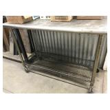 50"w stainless top table, does NOT include