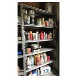 shelf and contents: chemicals shelf and contents: chemicals