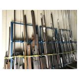 rack and contents: steel/stainless/aluminum rack and contents: steel/stainless/aluminum