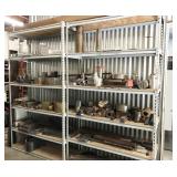 shelving units and contents: