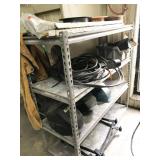 shelf and contents: welding accessories and shelf and contents: welding accessories and