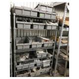 sorter shelf and contents: parts sorter shelf and contents: parts
