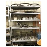 shelf and contents: stock, tubular bending forms,