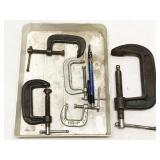 assorted c-clamps assorted c-clamps