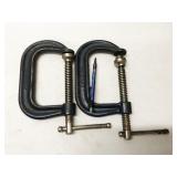 pair c-clamps pair c-clamps
