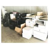 assorted computer components, printers, office assorted computer components, printers, office