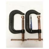 pair c-clamps pair c-clamps