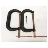 pair c-clamps pair c-clamps
