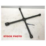 27.5" heavy duty 4-way lug wrench in box