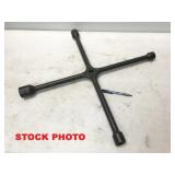 27.5" heavy duty 4-way lug wrench in box 27.5" heavy duty 4-way lug wrench in box