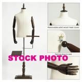 male mannequin, torso is approximately 27.5"