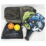 pair of Walking Melon pickleball rackets and 2