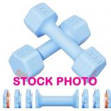 pair Fiar adjustable dumbbells, 2-5lbs each, open