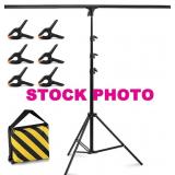 Svopy T-shaped photo backdrop stand, open box,